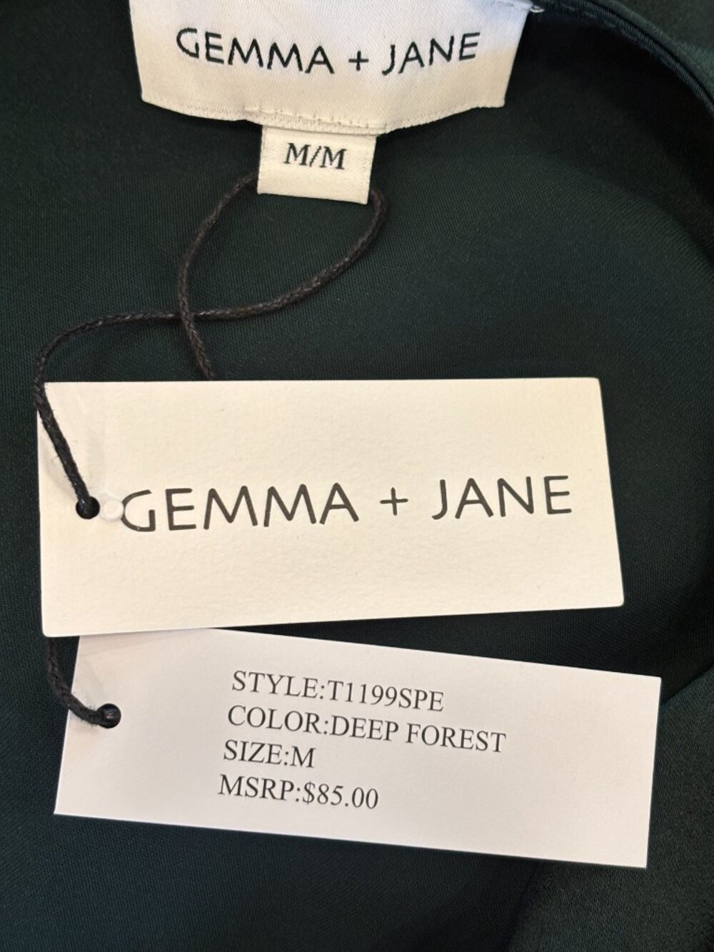 Gemma + Jane Cowl Neck Blouse — NWT — M - Picture 4 of 6